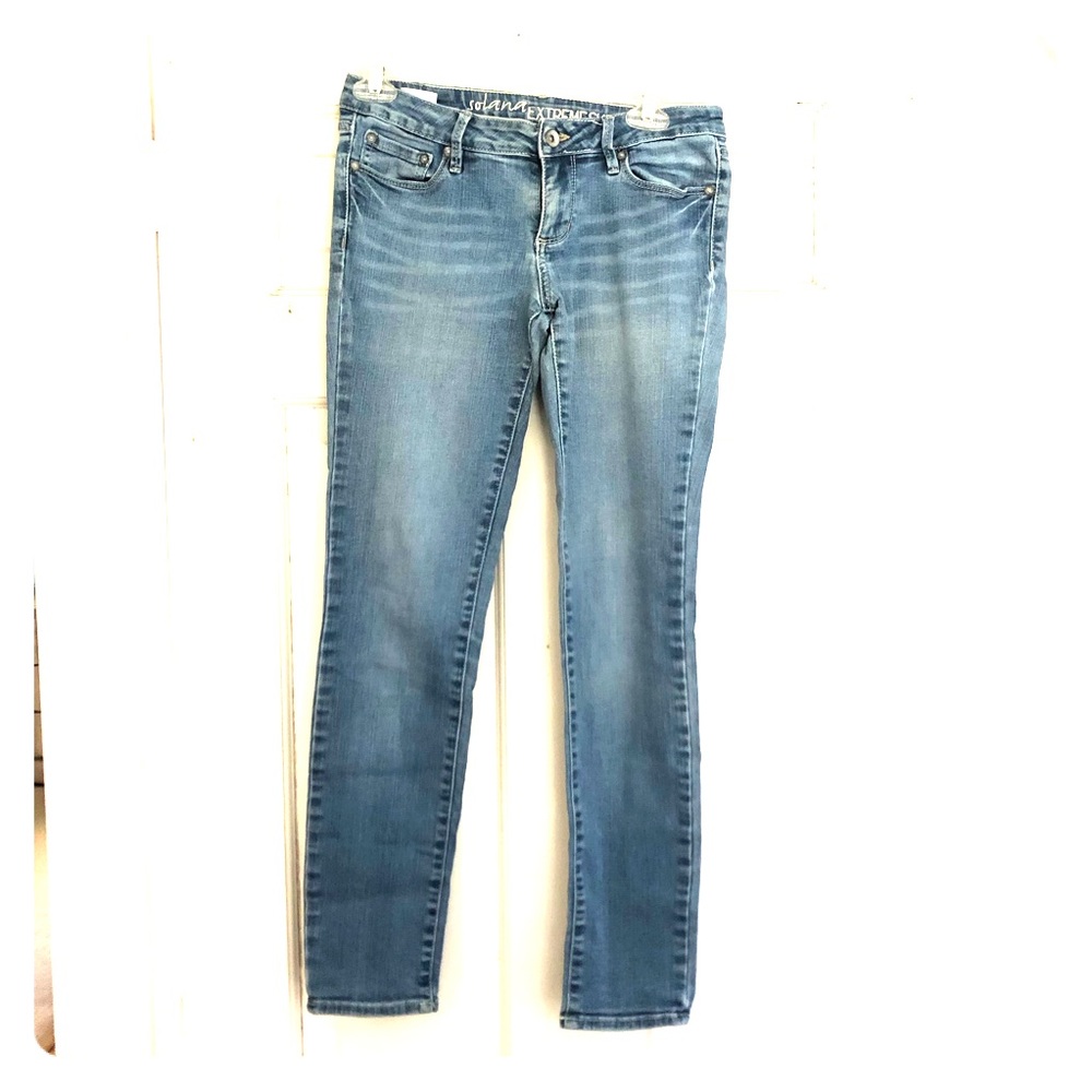 Medium Wash Extremely Skinny Jeans
